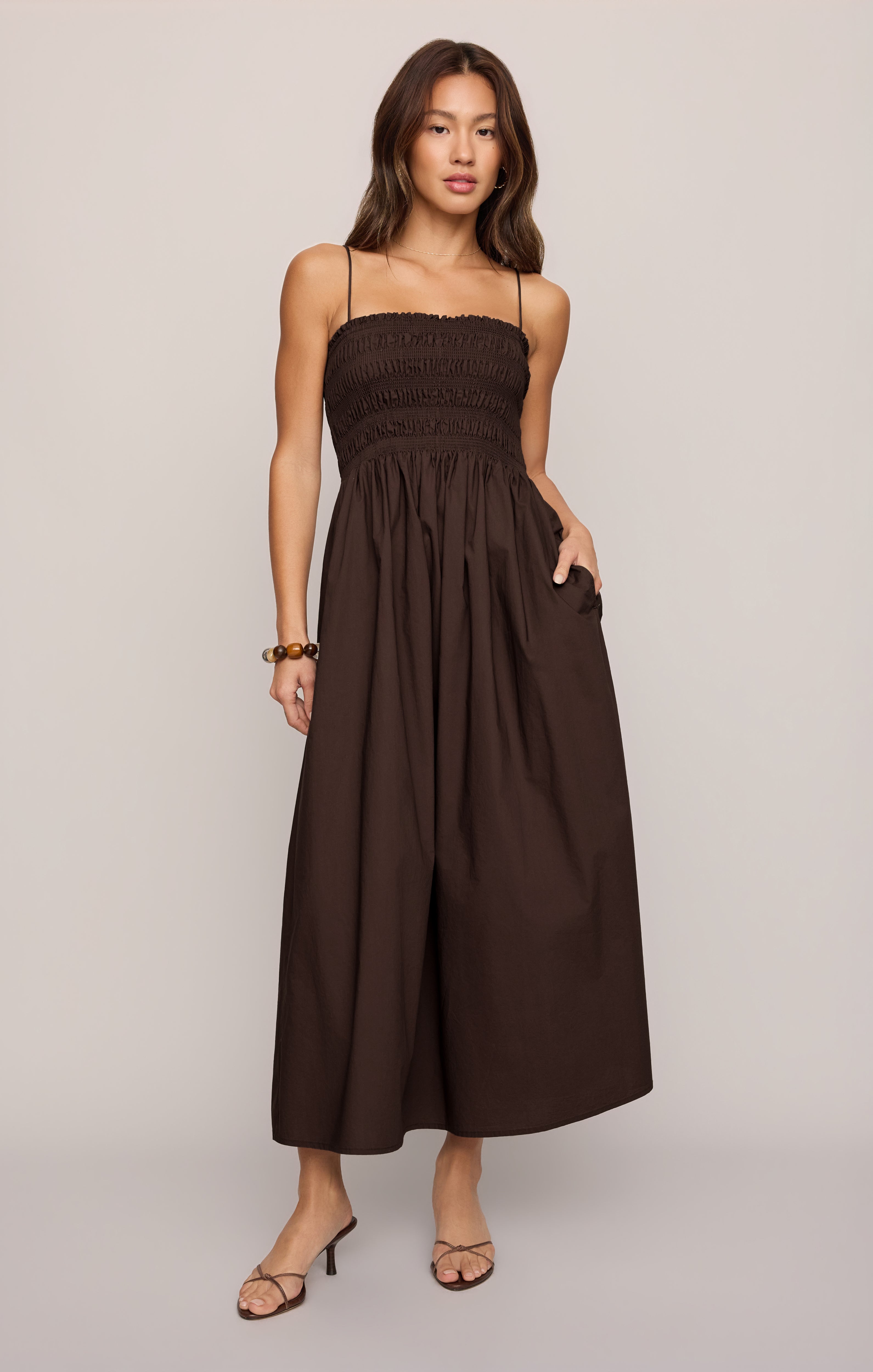 Cornelia Poplin Maxi Dress