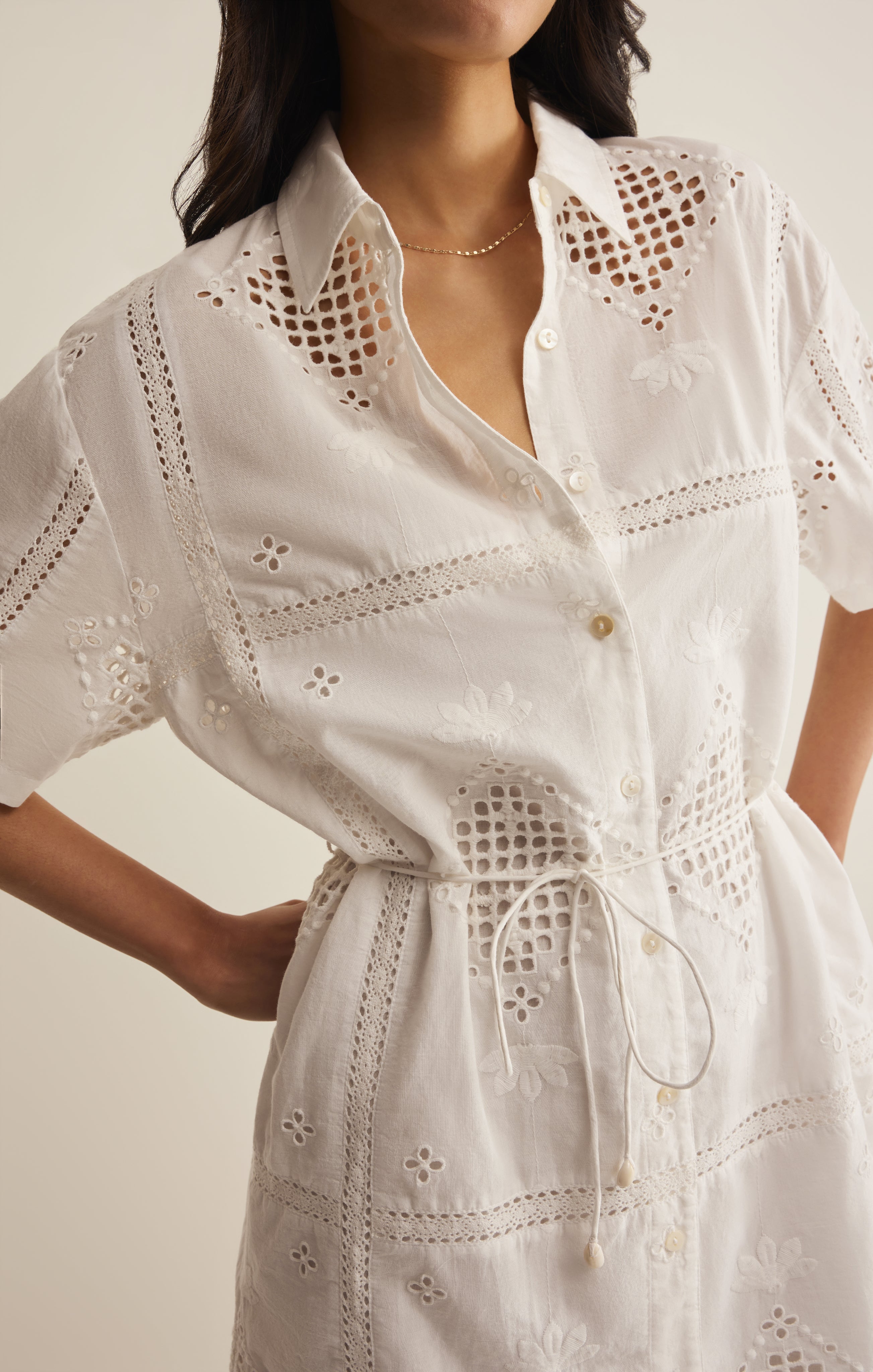 Annabelle Eyelet Dress