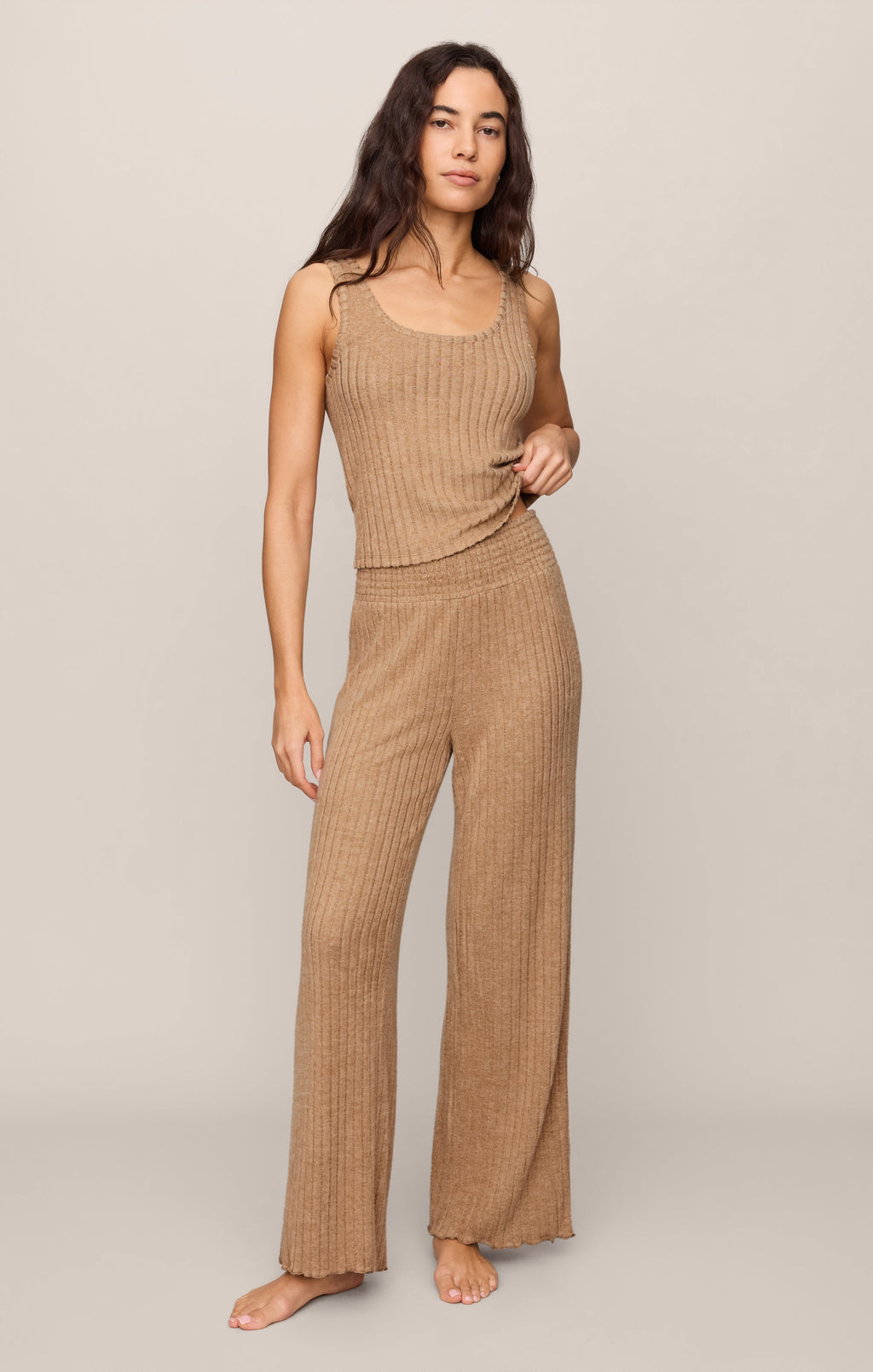 Double Scoop Silky Rib Tank