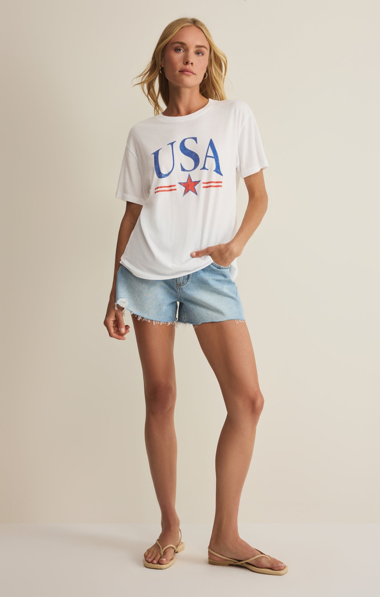 USA Star Boyfriend Tee