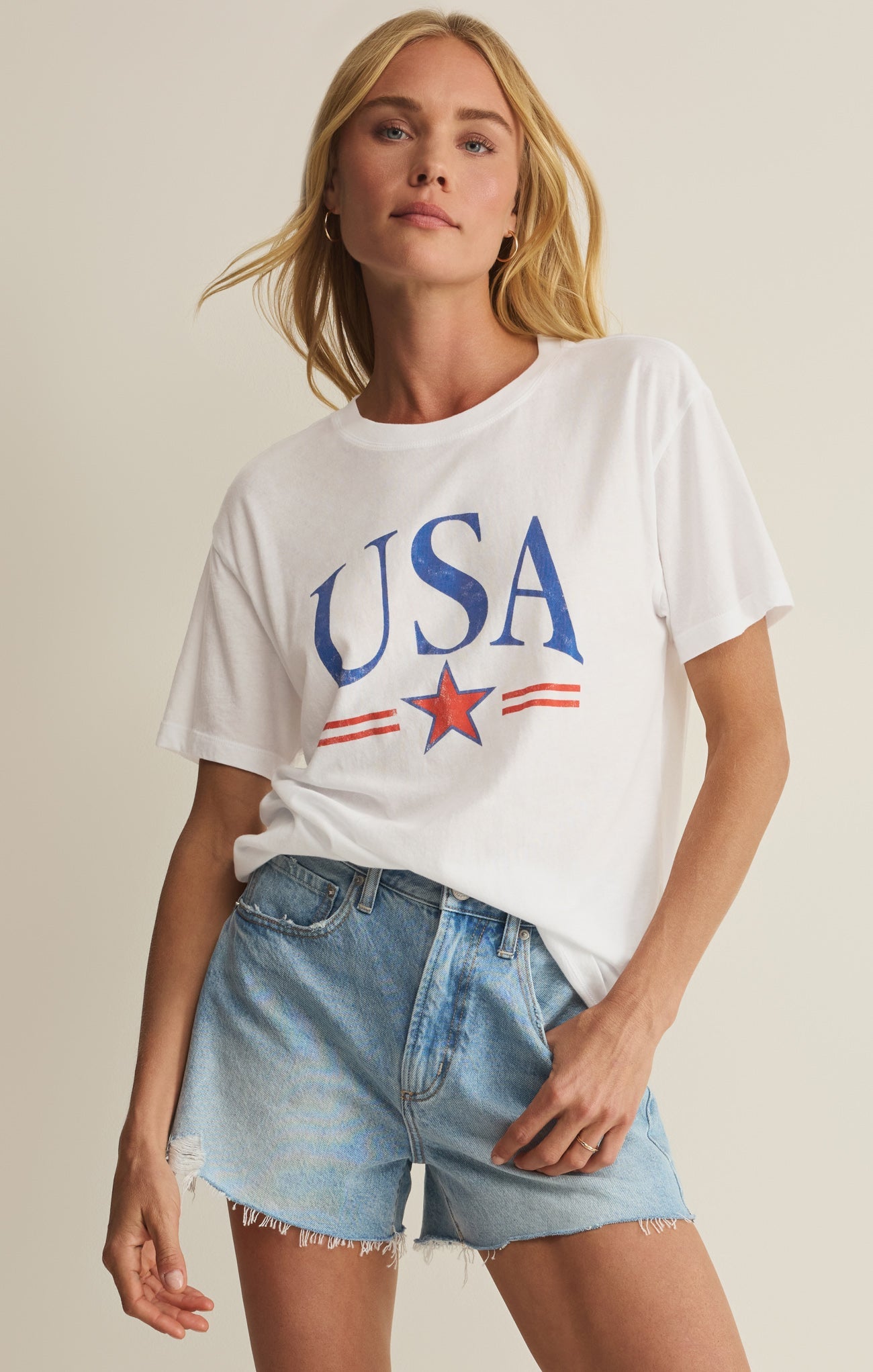 USA Star Boyfriend Tee