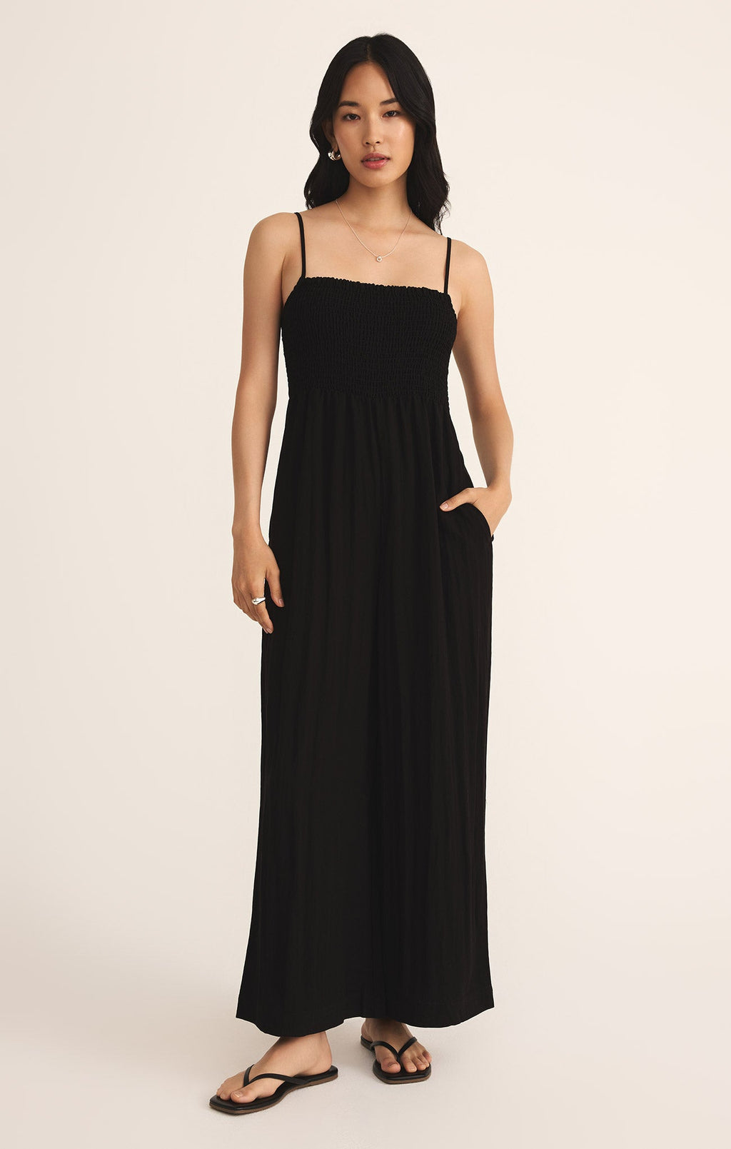 Beachside Smocked Jumpsuit