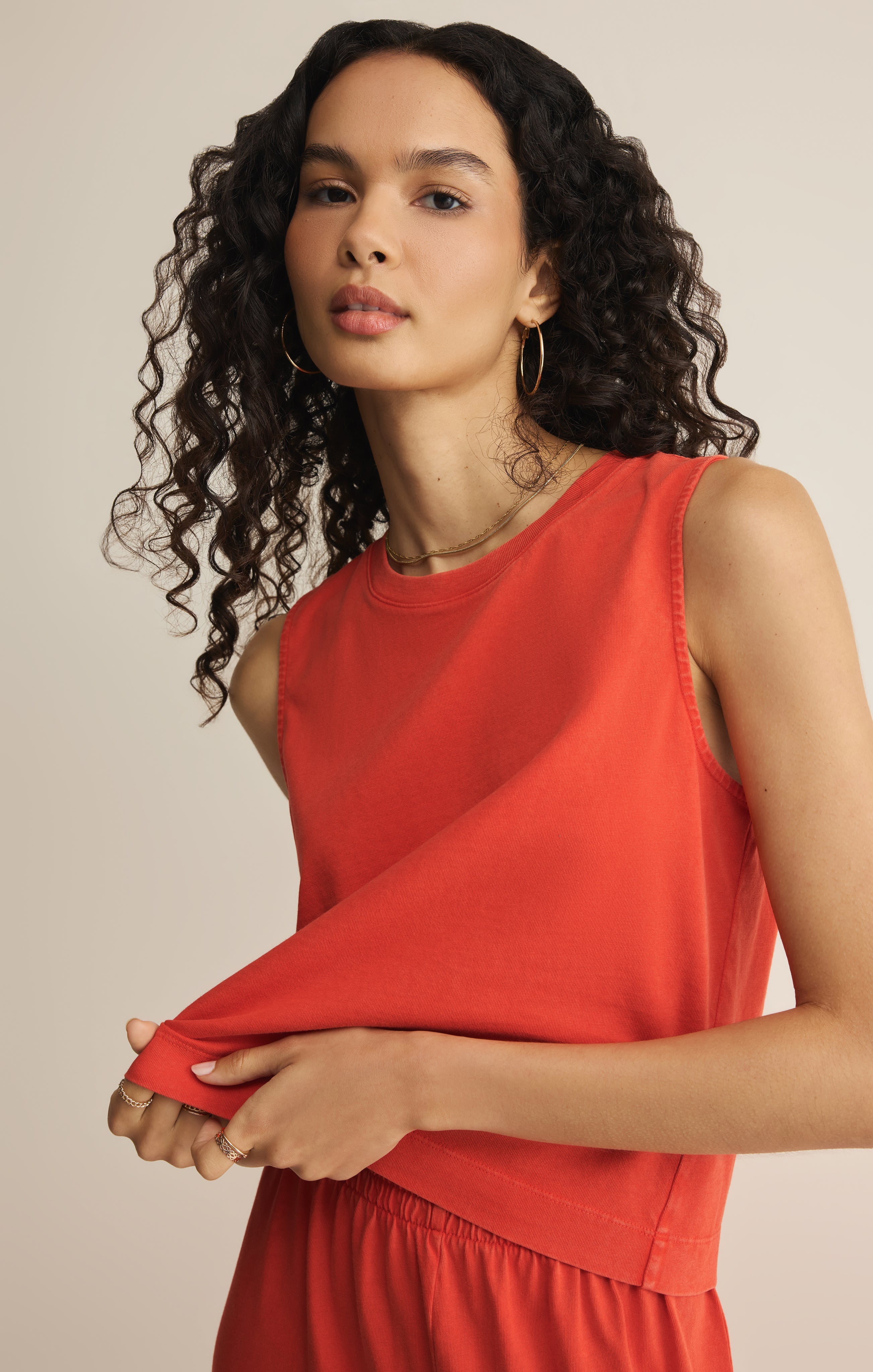 Sloane Cotton Jersey Tank