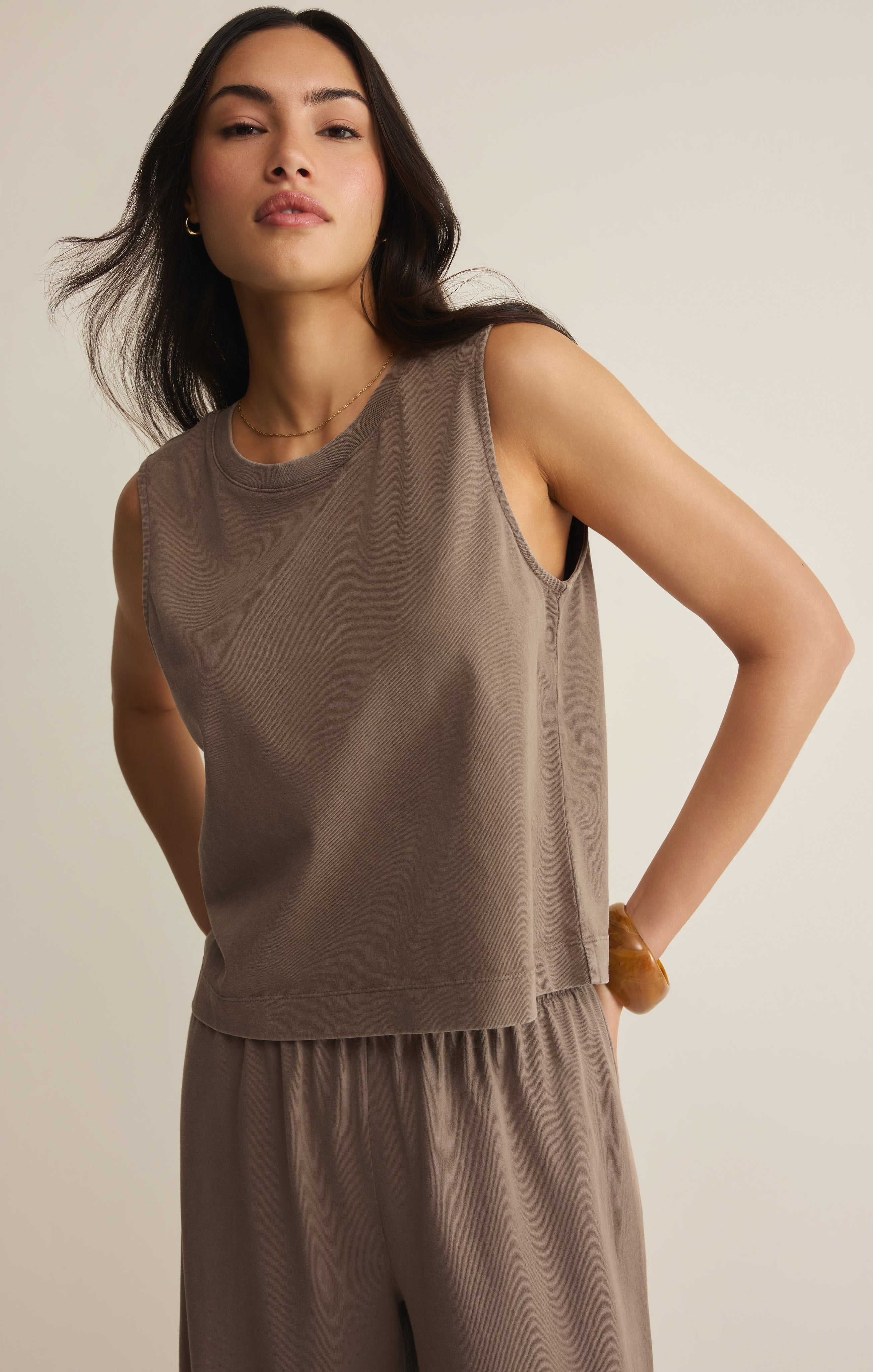 Sloane Cotton Jersey Tank