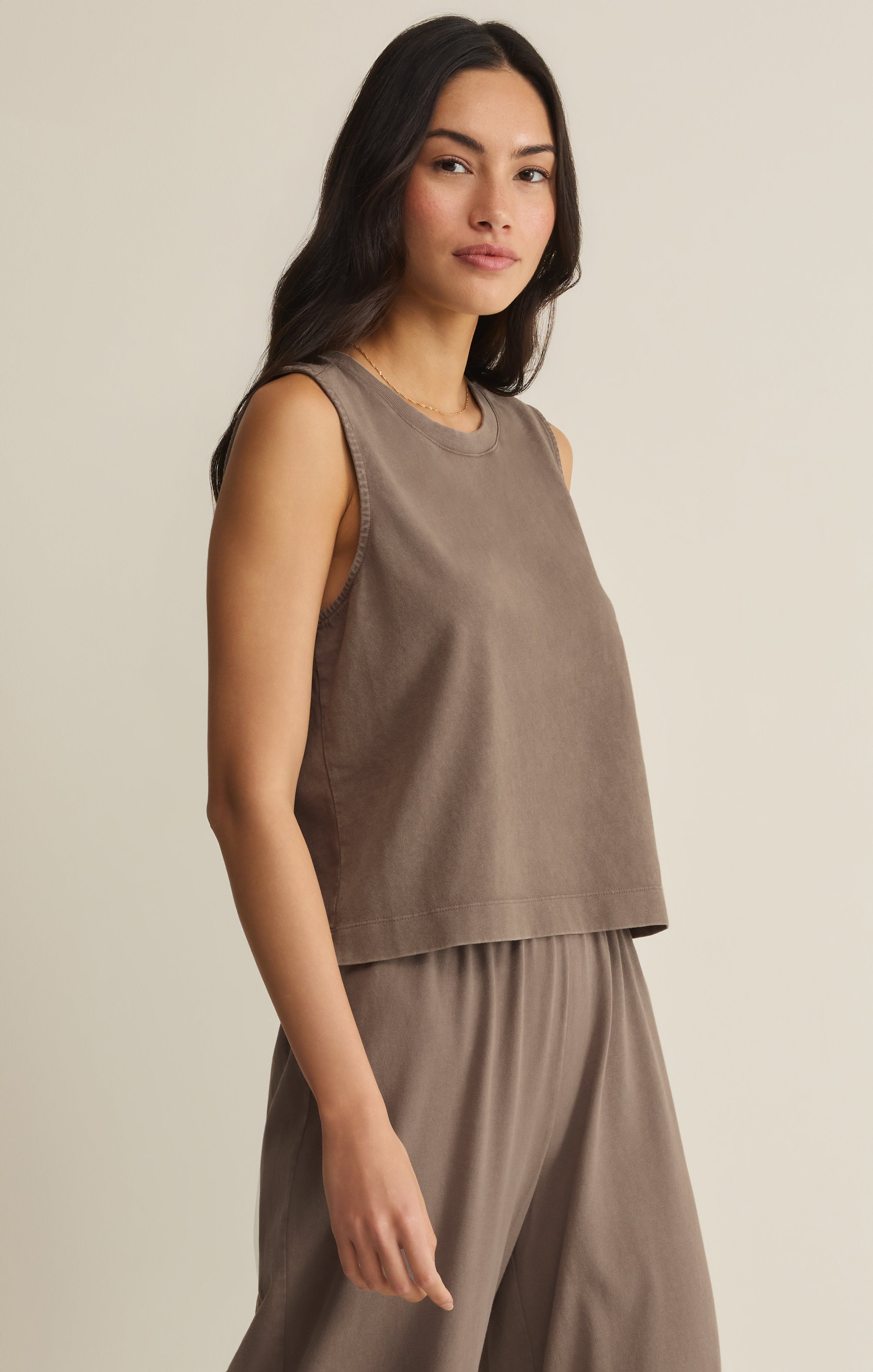 Sloane Cotton Jersey Tank