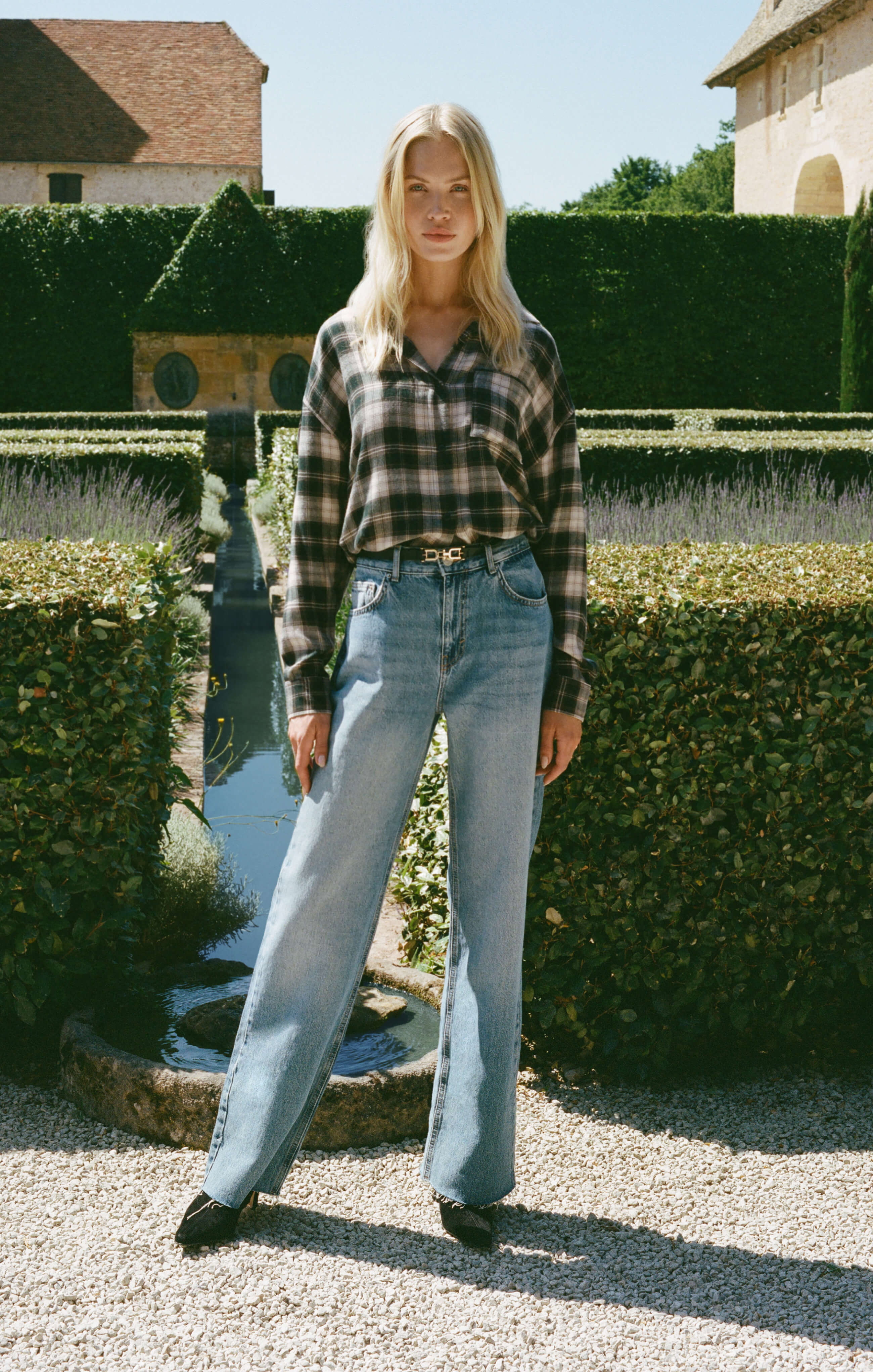 River Plaid Button Up
