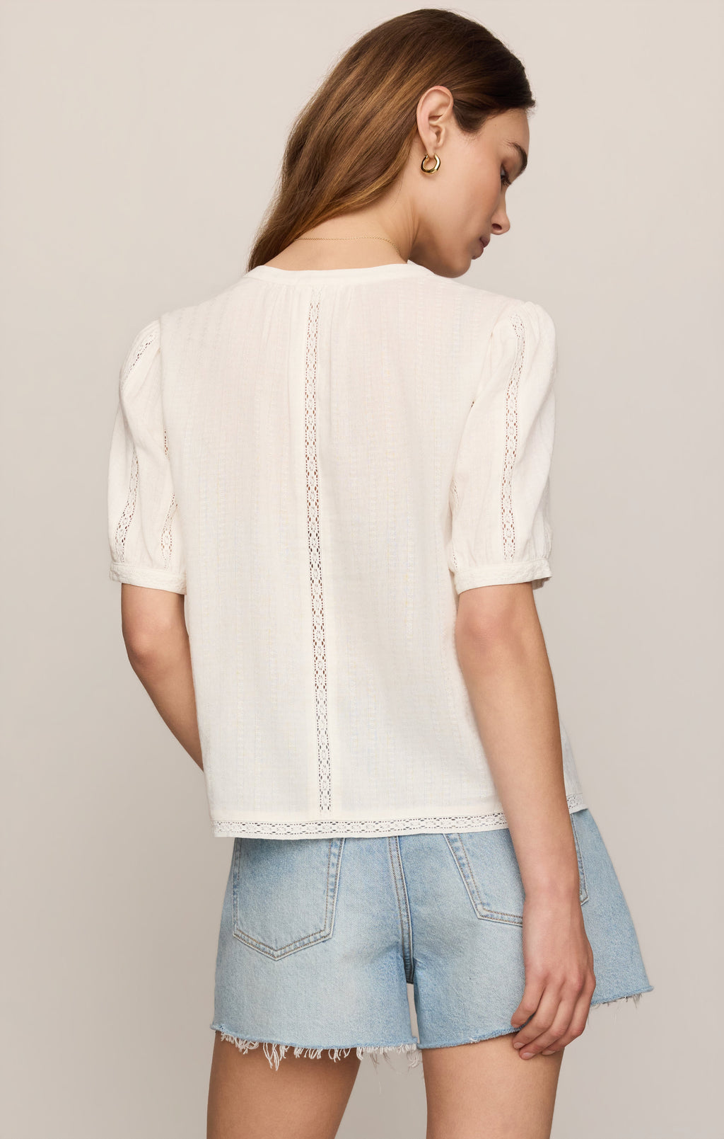 Camille Lace Inset Top