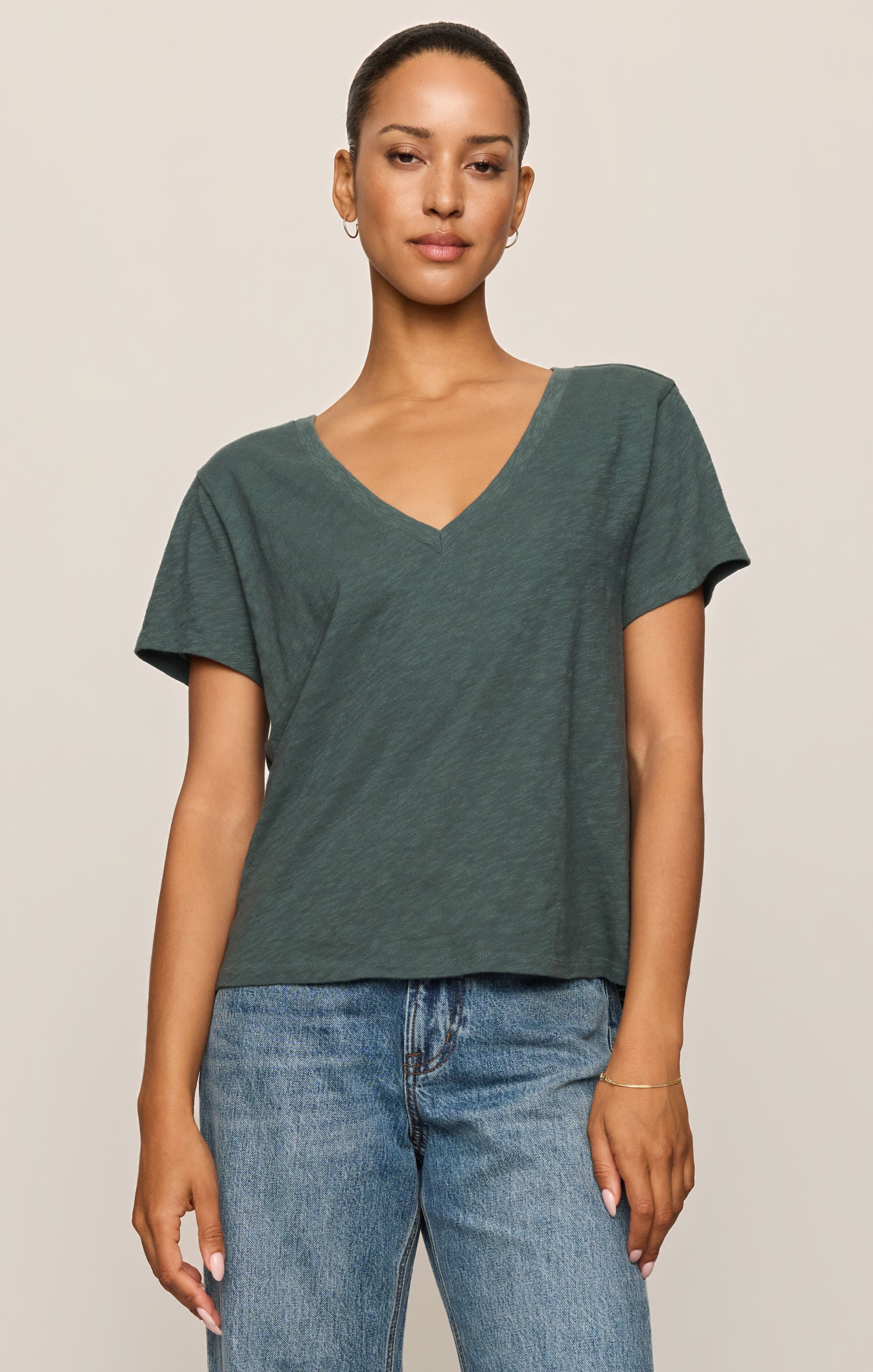 Nomad Slub V-Neck Tee