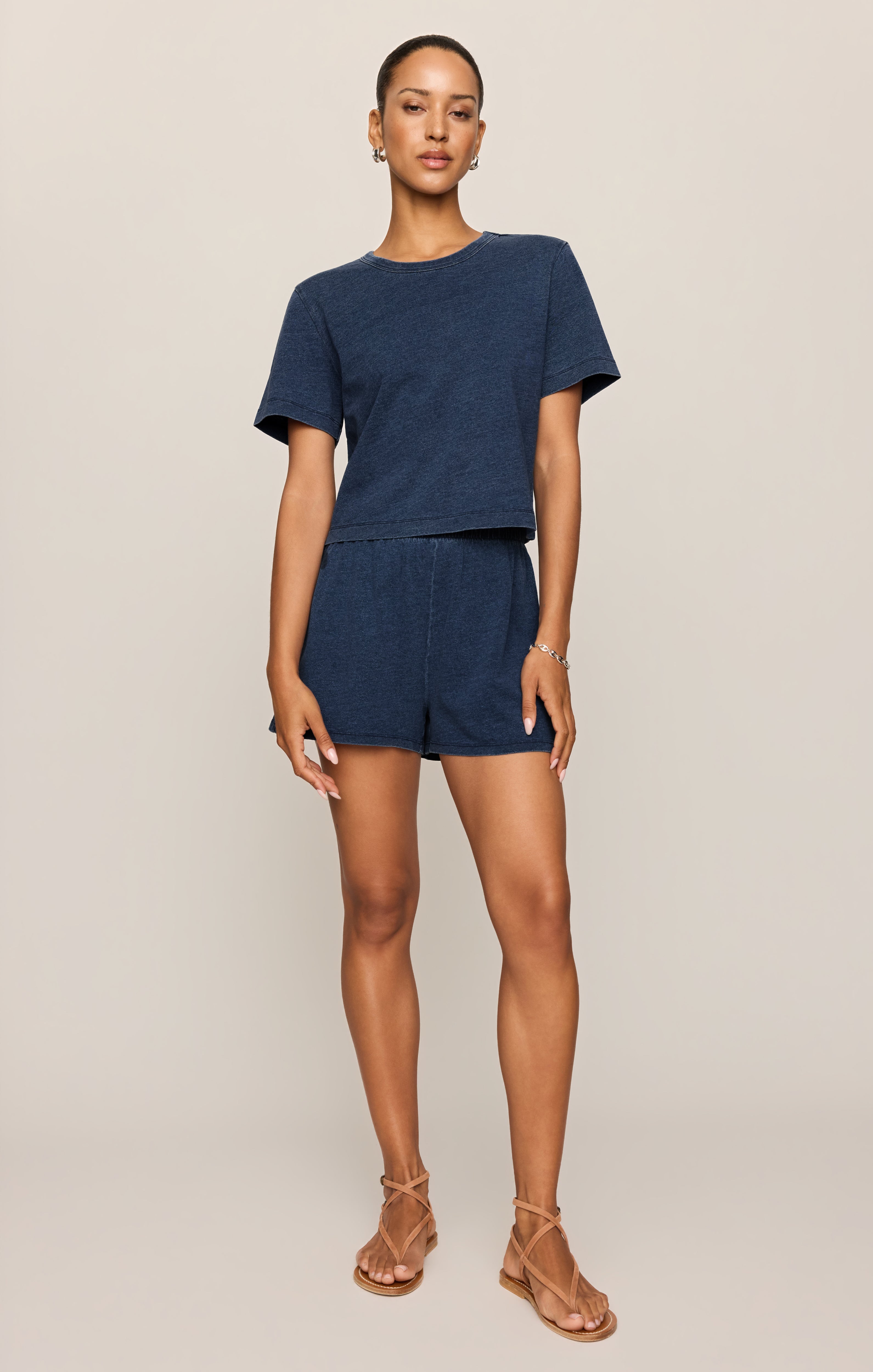 Stellan Jersey Denim Tee