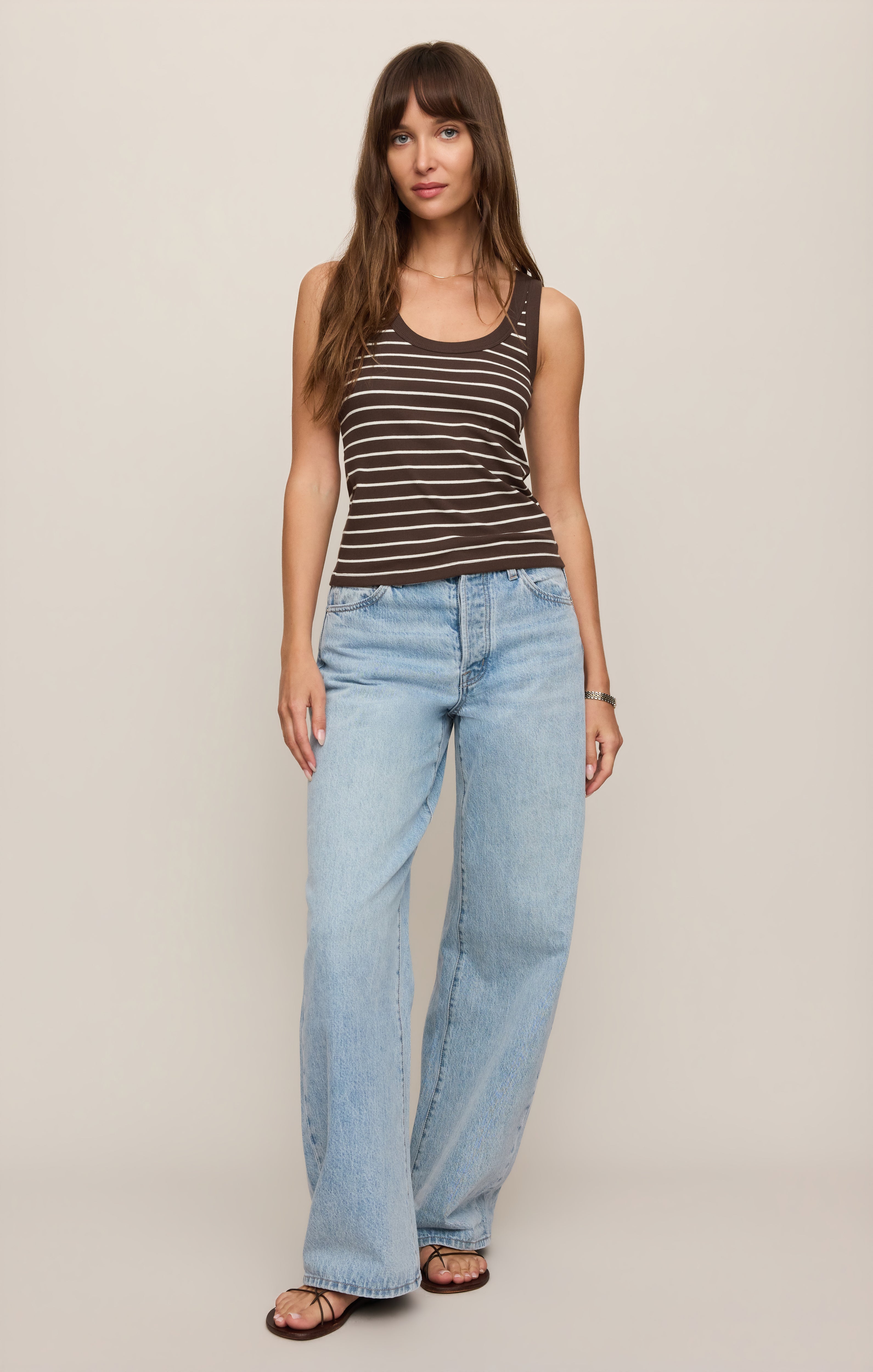 Rowe Striped Scoop Tank