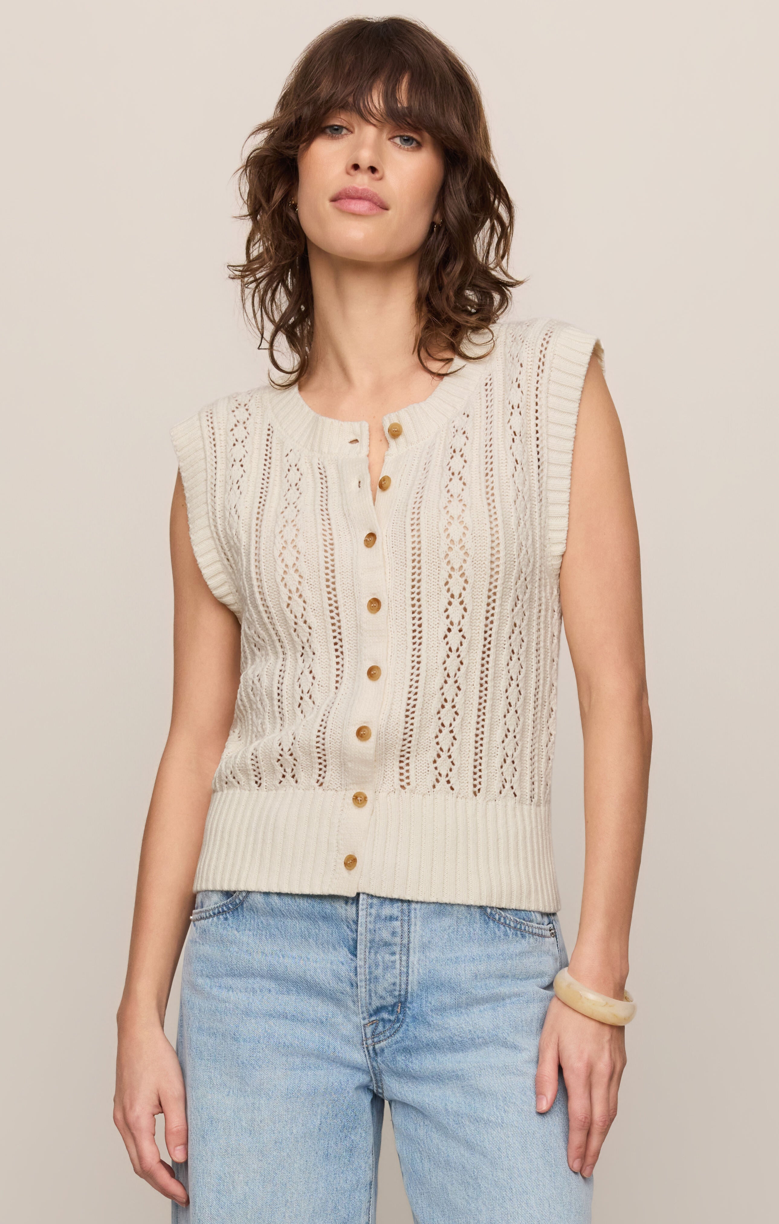 Cabot Crochet Vest