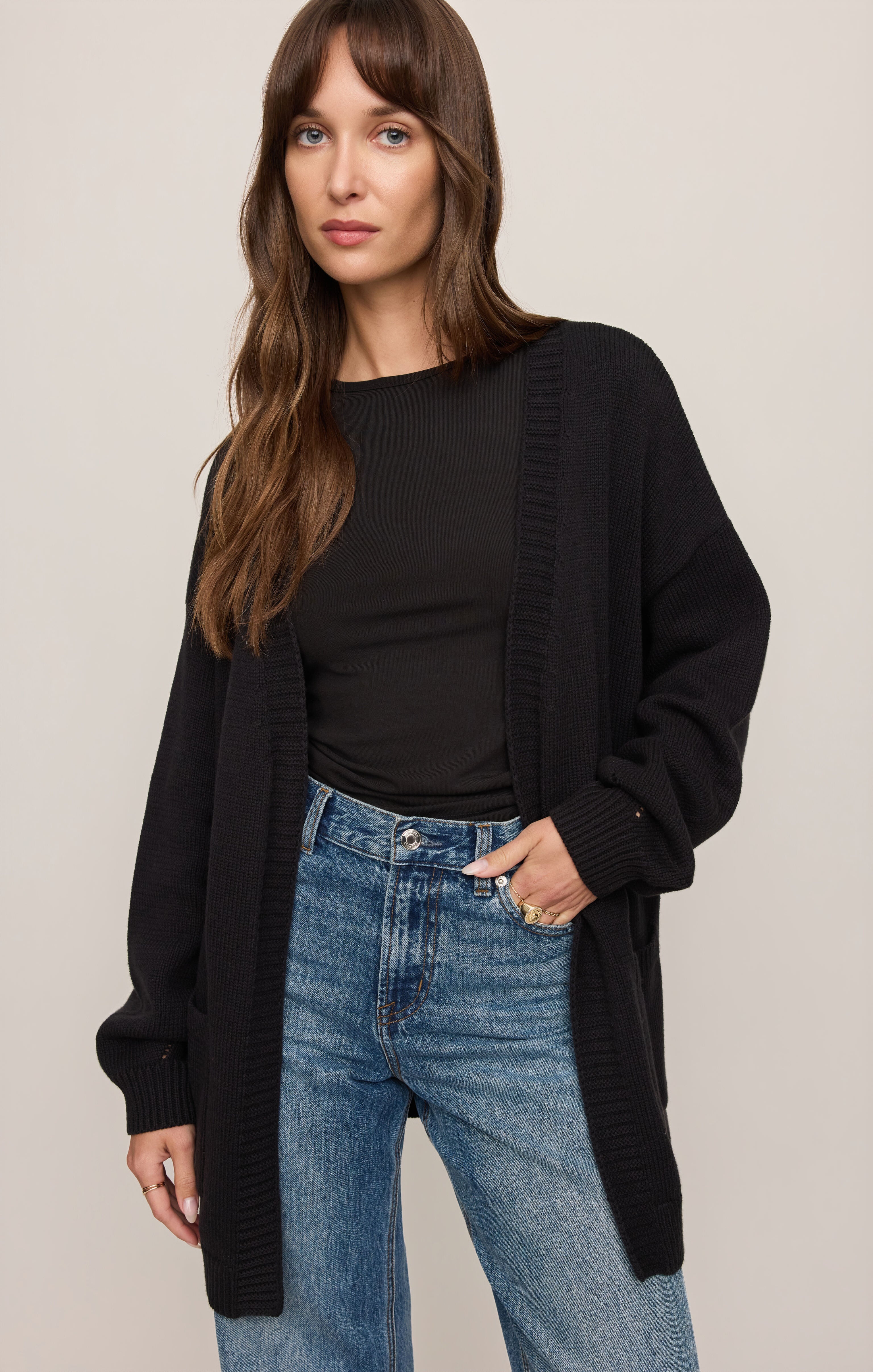 Sanborn Open Cardigan